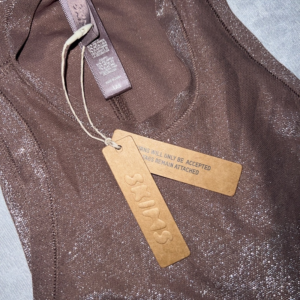 NWT SKIMS XXS UMBER TANK DRESS LIMITED EDITION!!!